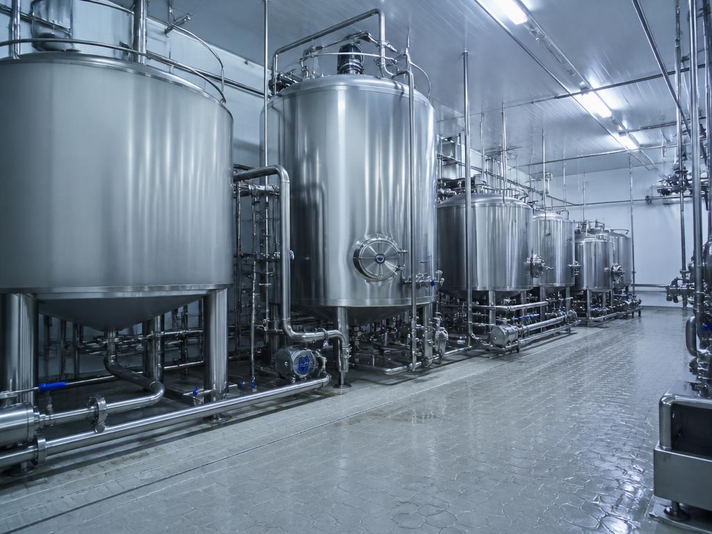Dairy & Food Processing application of stainless steel